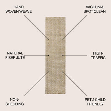 Estera Hand Woven Boucle Chunky Jute Area Rug